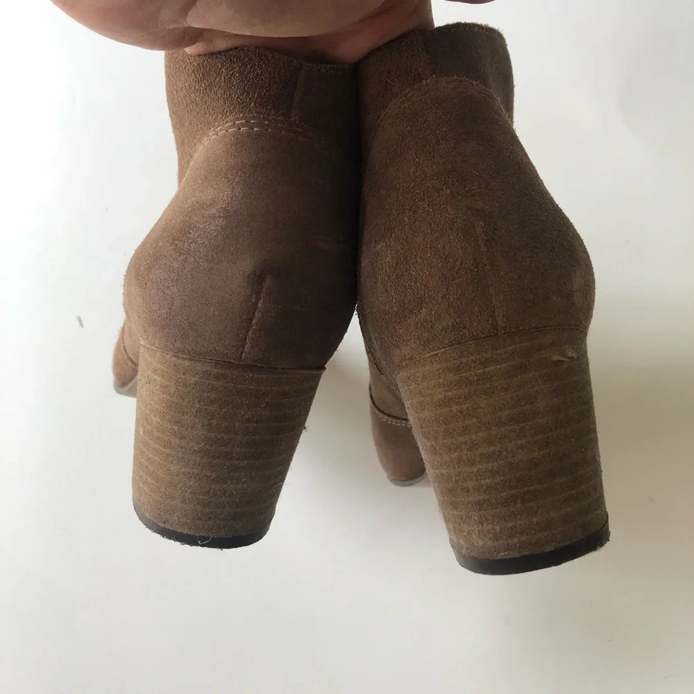 Steve Madden Harlee brown leather casual booties